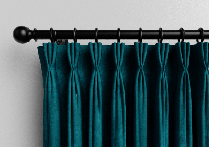 Florence Faux Suede, Ink Blue - Made to Measure Curtains - Image 11